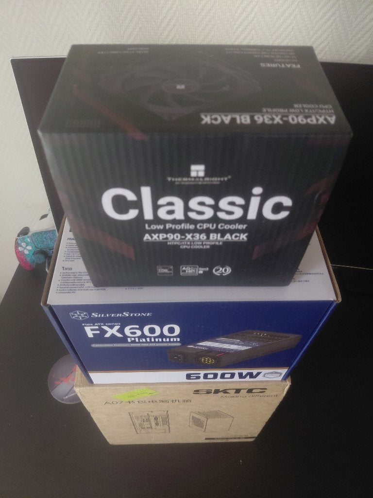 SKTC A07+Silverstone FX600 Platinum+Thermalright AXP90-X36, Informatique & Logiciels, Boîtiers d'ordinateurs, Enlèvement, Comme neuf