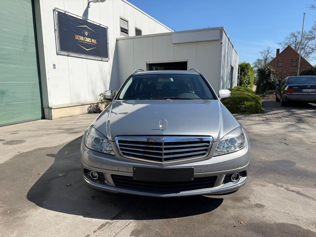 Mercedes C180 Kompressor Benzine 1.8 Elegance/Leder/GEKEURD, Cuir, Achat, Entreprise, Boîte manuelle