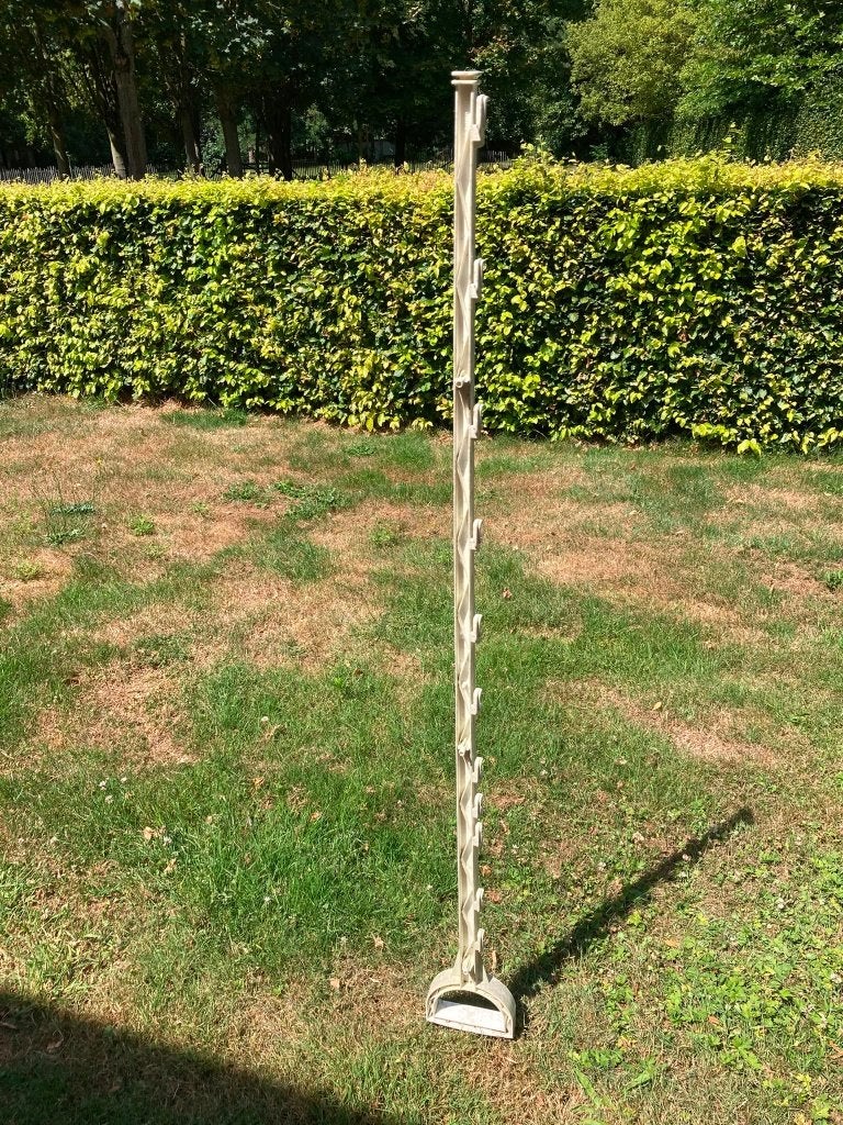 Weidepalen - witte kunststof - stijgbeugel, Dieren en Toebehoren, Ophalen, Gebruikt