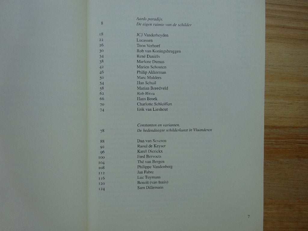 Hedendaagse schilders in Nederland en Vlaanderen 1995, Ophalen of Verzenden, Gelezen, Schilder- en Tekenkunst