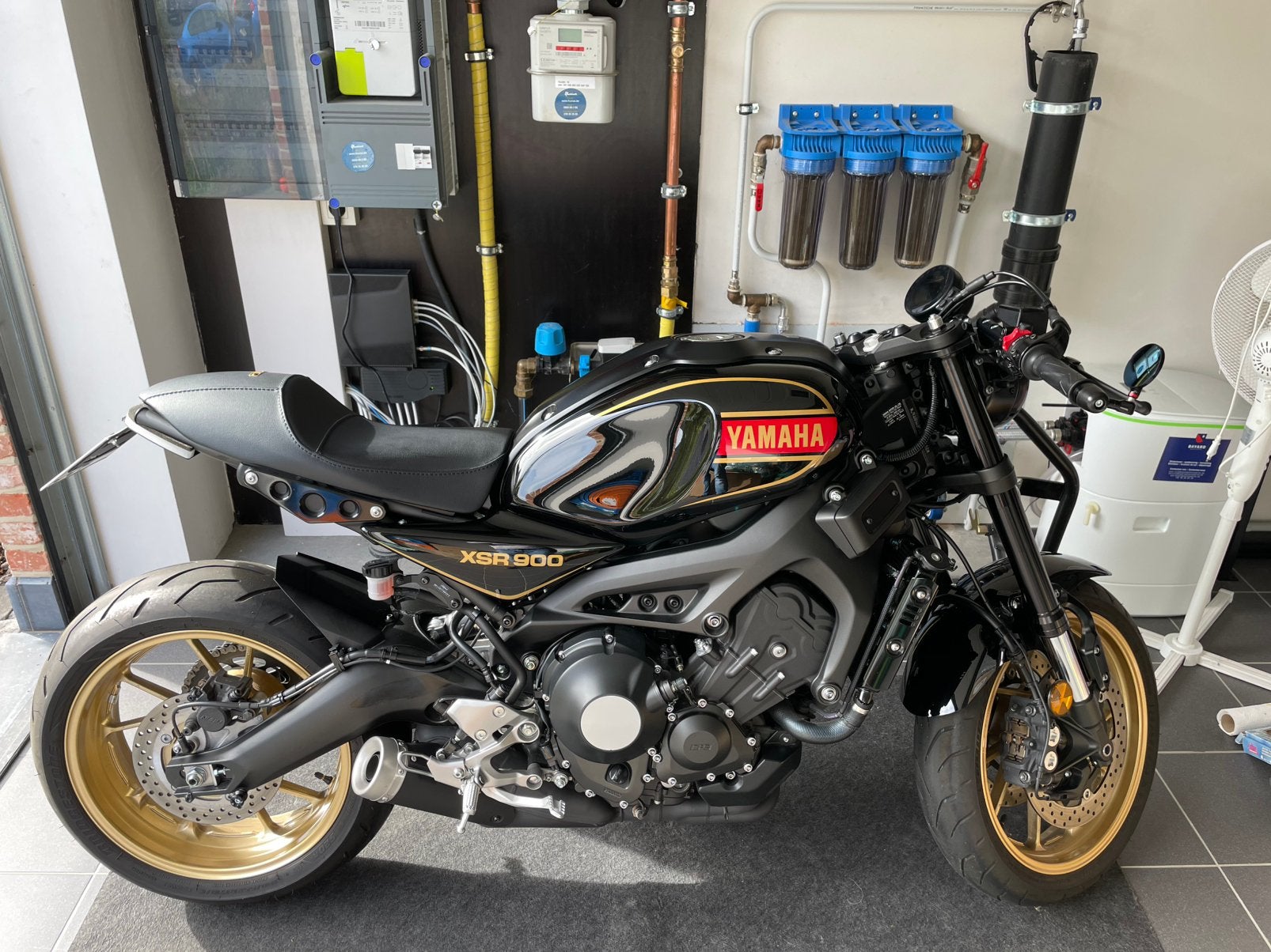 Motor Yamaha XSR 900 80 Black, Motoren, ABS, Motorrijbewijs A, 3 cilinders, Meer dan 35 kW