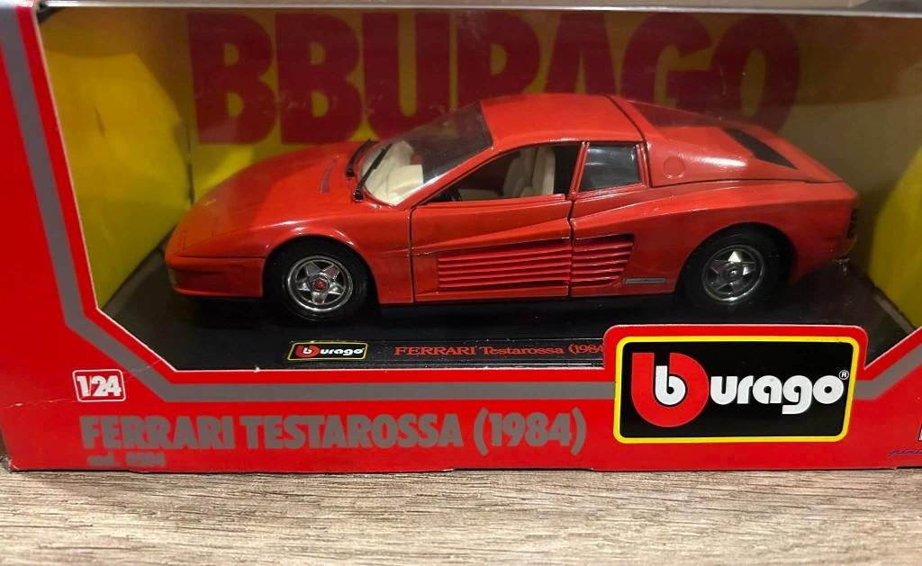 Burago Ferrari Testarossa, Envoi, Neuf, Voiture, Burago