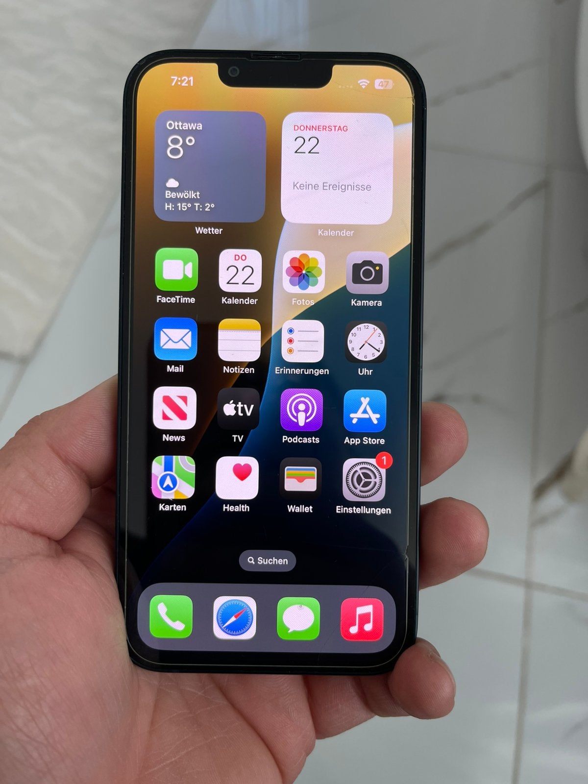 iphone 13 128 gb werkt heel goed, Télécoms, Enlèvement, Comme neuf, 128 GB, IPhone 13