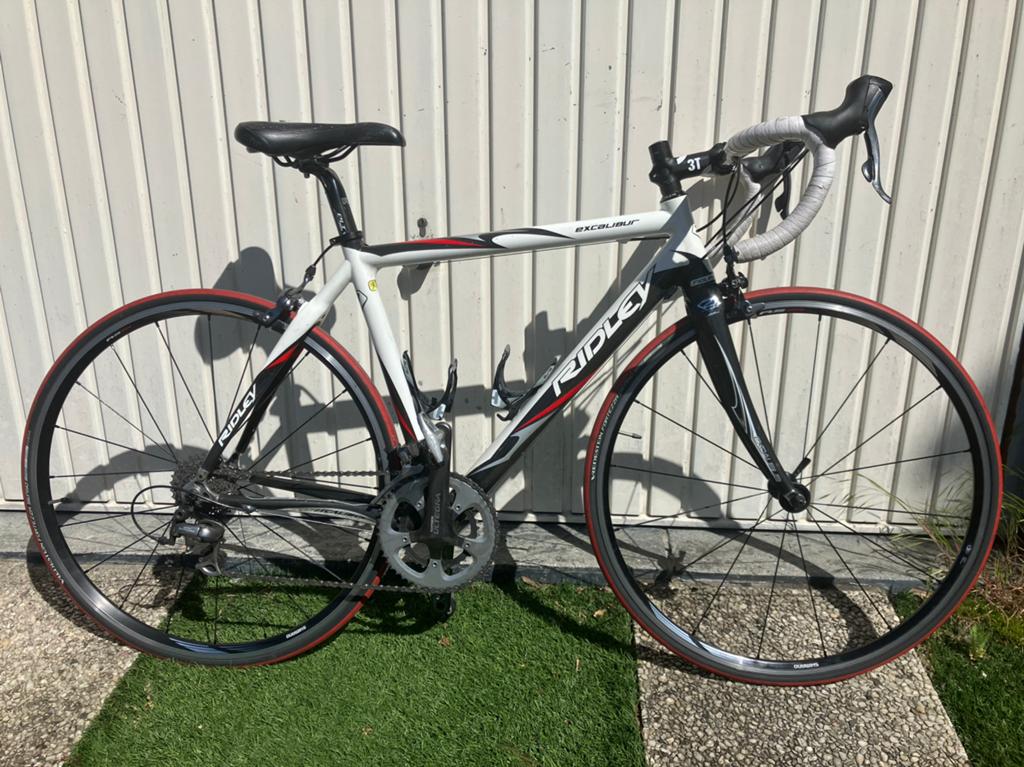 Carbon Ridley Excalibur, Fietsen en Brommers, Ophalen, Gebruikt, Carbon, Velgrem
