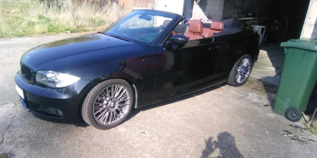 BMW Cabrio 118i M-pack 2008 EuroNorm 4, Auto's, BMW, Particulier, 1 Reeks, ABS, Achteruitrijcamera, Adaptive Cruise Control, Airbags
