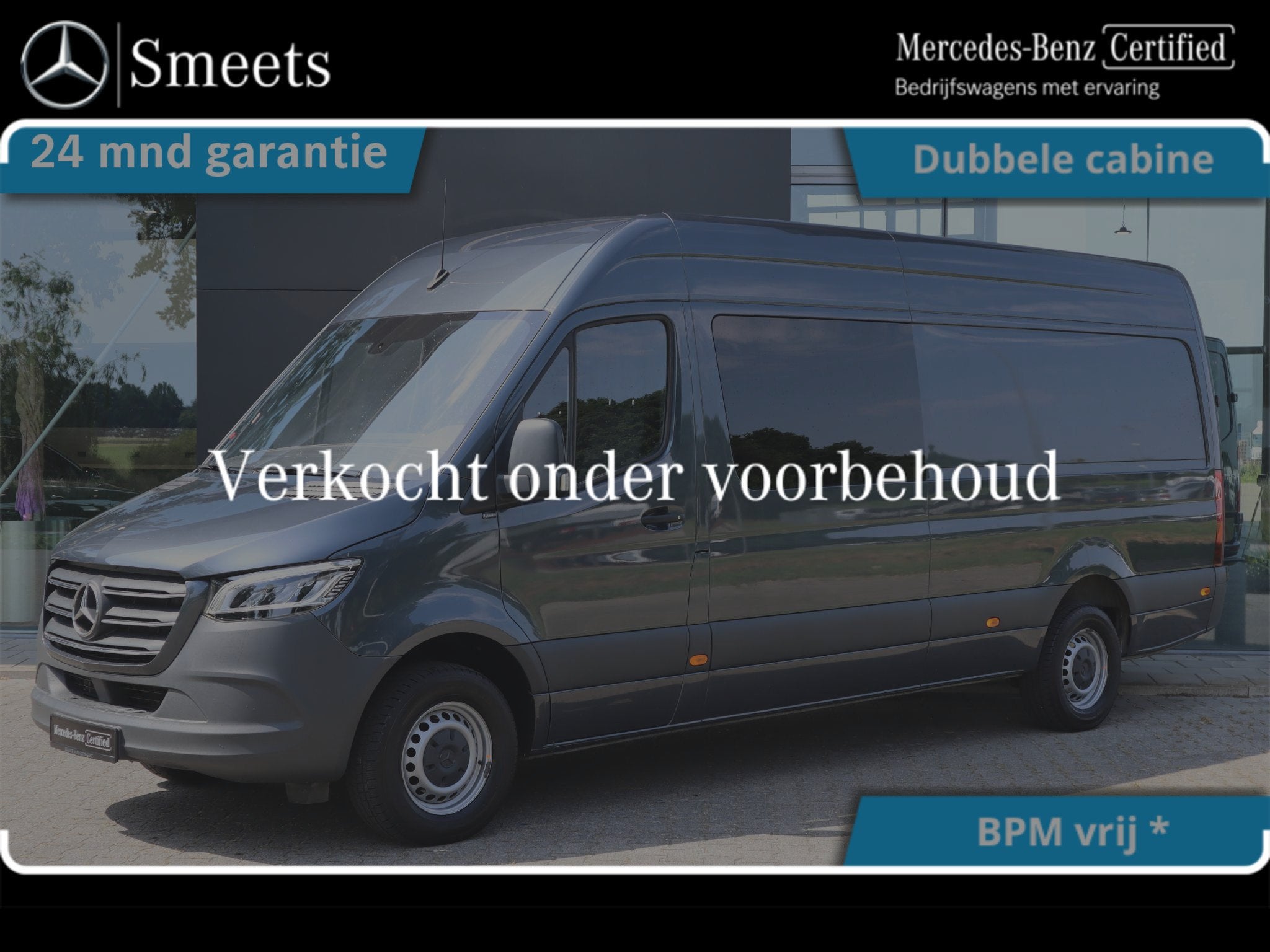 Mercedes-Benz Sprinter 317 CDI L3 DUBBELE CABINE 7 Persoons, Auto's, Bestelwagens en Lichte vracht, Automaat, 4 cilinders, 2000 kg