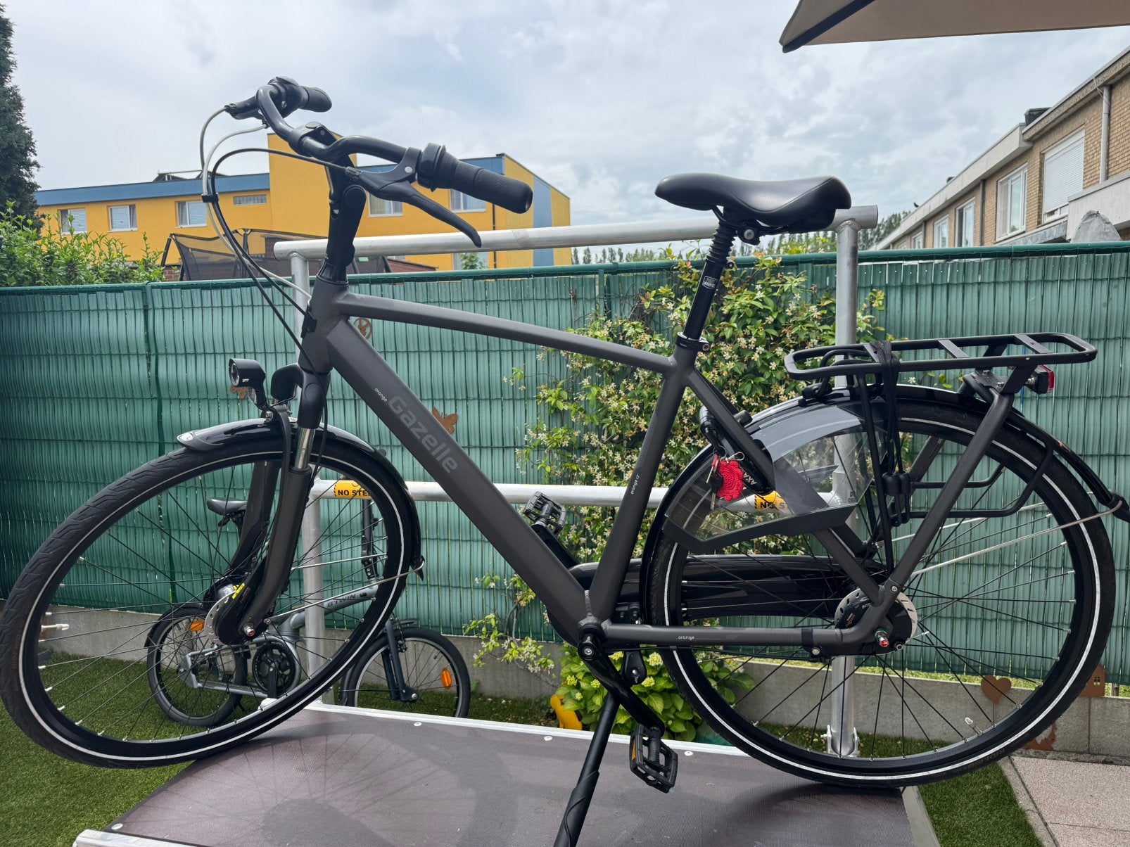 Gazelle heren fiets mat donket grijs, Ophalen, Zo goed als nieuw, Gazelle