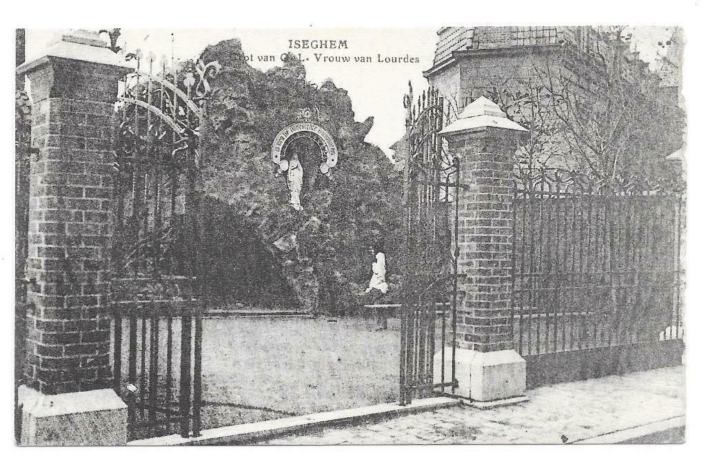 Iseghem Grot van O L Vrouw van Lourdes, Ophalen of Verzenden, Ongelopen, West-Vlaanderen