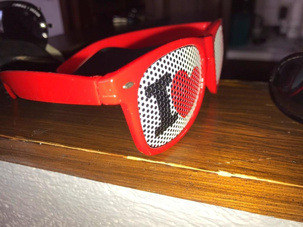 Bar-a-Bar zonnebril (rood), Enlèvement ou Envoi, Neuf, Rouge, Lunettes de soleil
