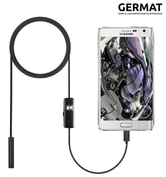 Professionele USB Endoscoop met app voor telefoon, Ophalen of Verzenden