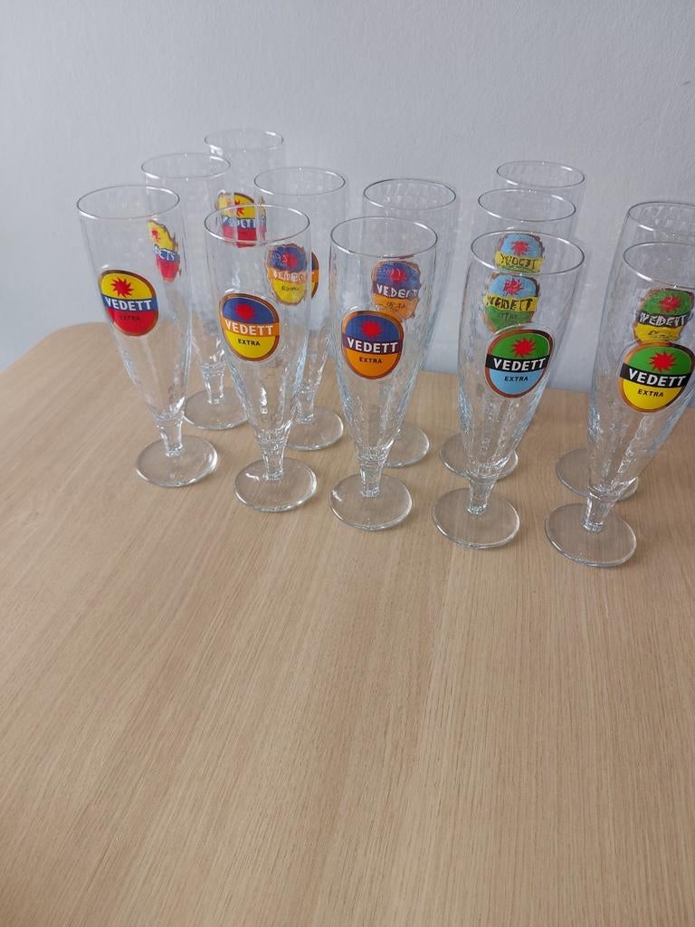 Lunettes Vedett à pied, Enlèvement ou Envoi, Comme neuf, Verre à bière