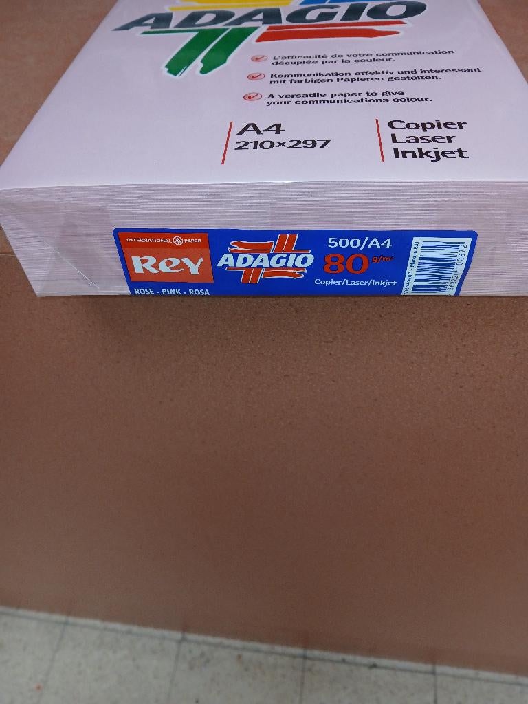 printpapier A4 80gr roze, Ophalen, Nieuw