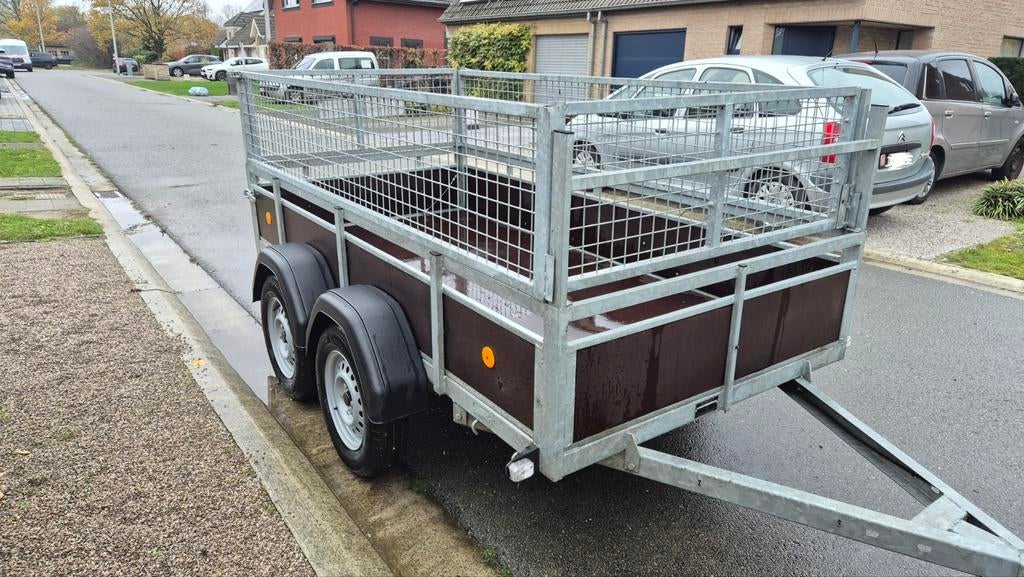 Ongeremde dubbelasser -750 kg, Ophalen, Zo goed als nieuw