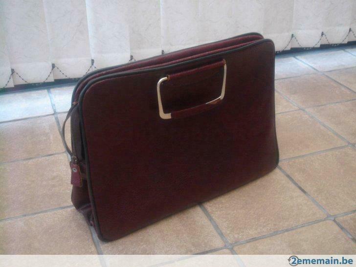 Serviette en cuir, Ophalen of Verzenden, Gebruikt, Schoudertas