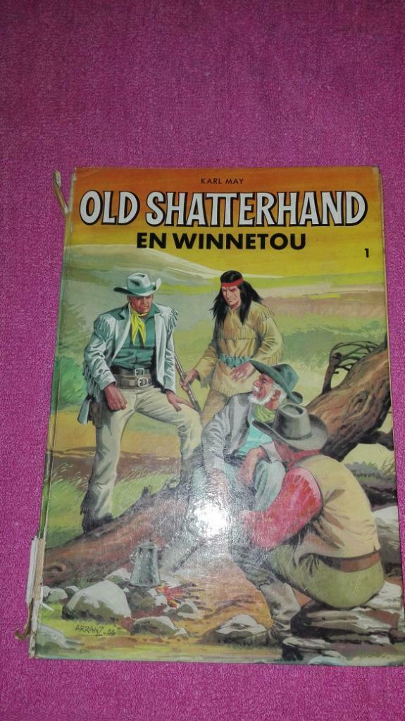 Old Shatterhand en Winnetou, Livres, BD, Une BD, Enlèvement ou Envoi, Utilisé