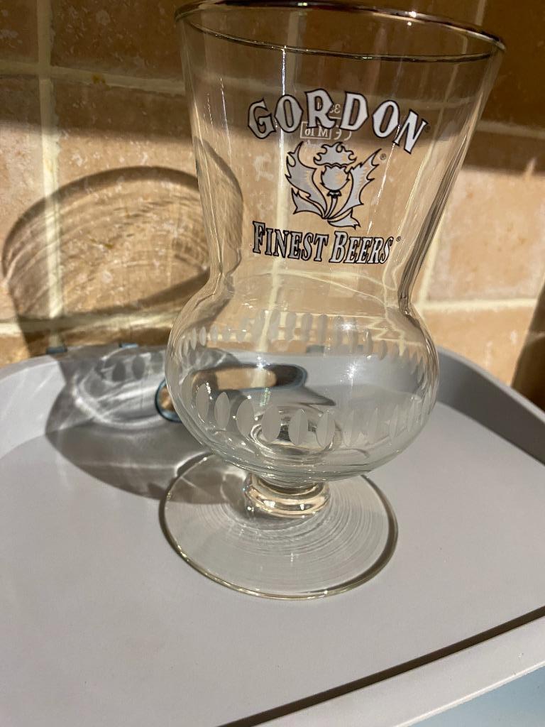 6 verres à bière Gordon – 33 cl, Collections, Enlèvement, Neuf, Verre ou Verres, Autres marques