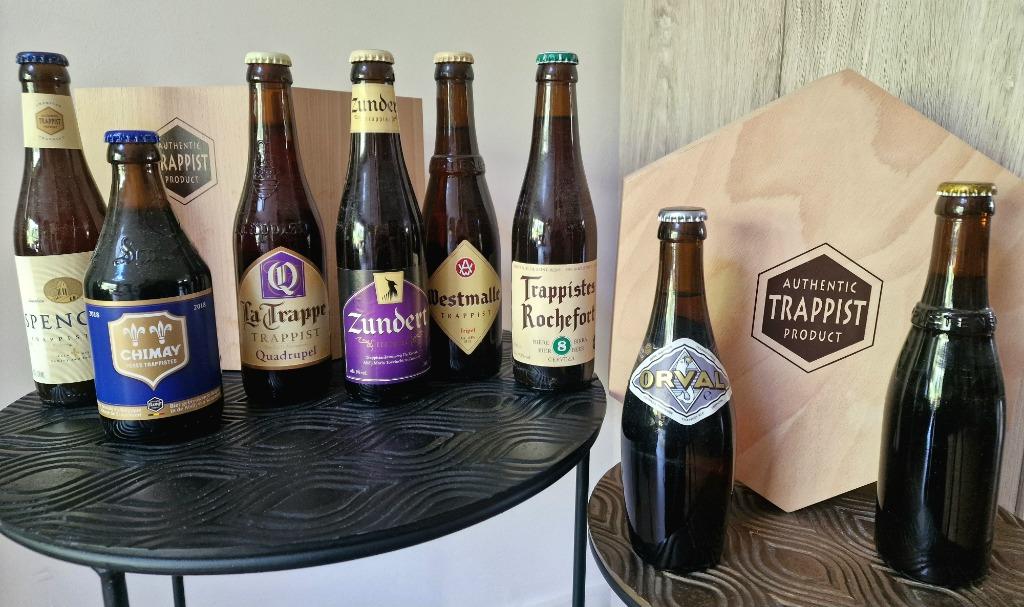Trappistbox + 5 glazen + 2x bak leeggoed Westvleteren, Ophalen, Zo goed als nieuw, Overige typen, Overige merken