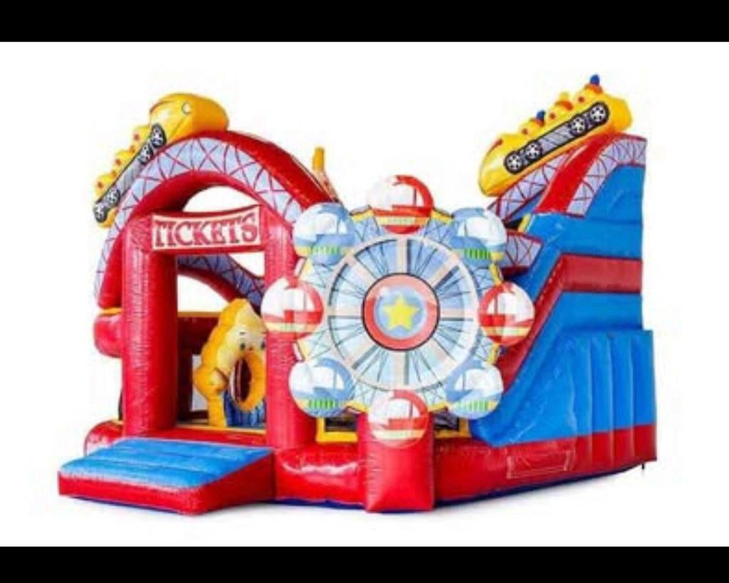 Château gonflable à vendre fête foraine, Ophalen
