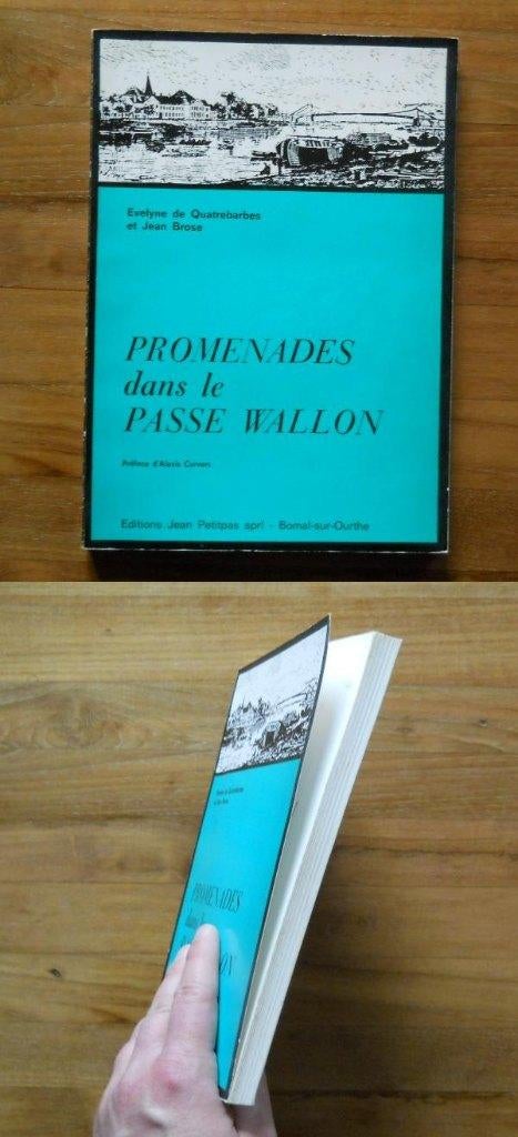 Promenades dans le passé wallon - Glons Verviers Ardenne, Livres, Livres régionalistes & Romans régionalistes, Utilisé, Enlèvement ou Envoi