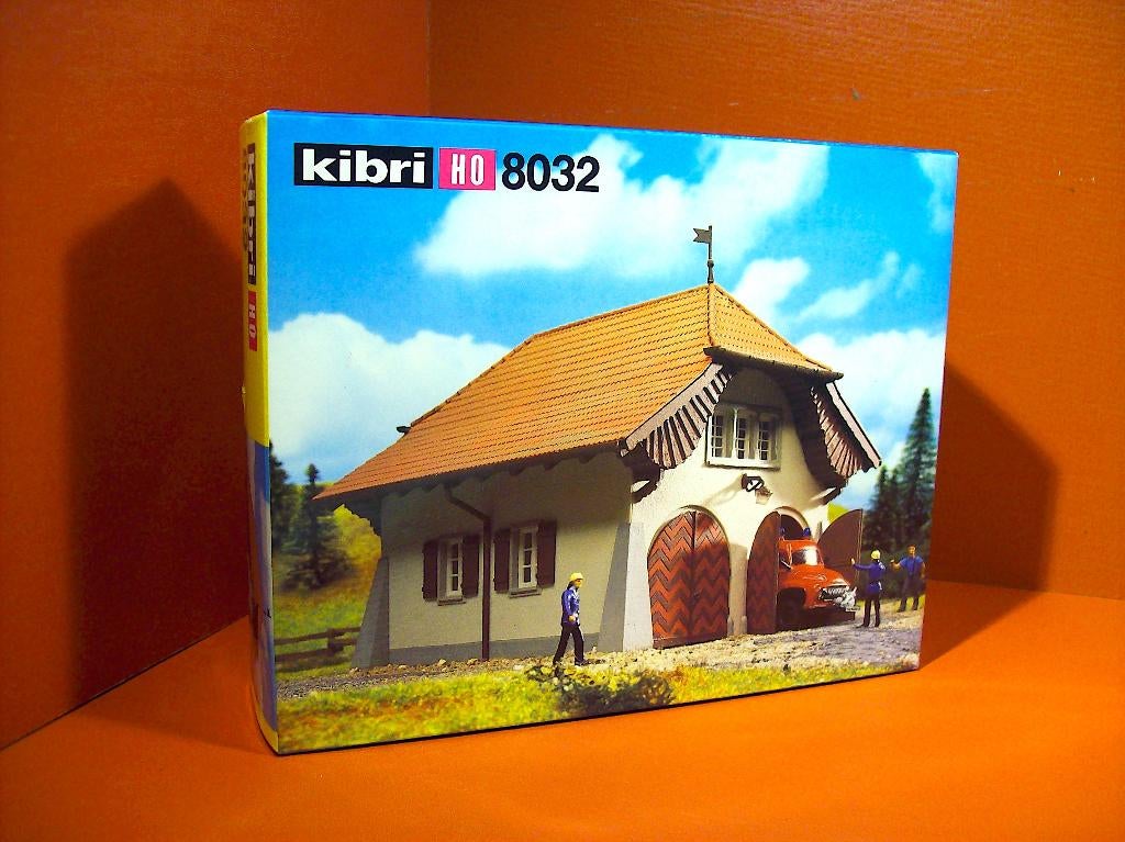 Caserne des Pompiers - Kibri (3)8032 - H0 - 1:87, Overige merken, Gelijkstroom of Wisselstroom, Brug, Tunnel of Gebouw, Nieuw