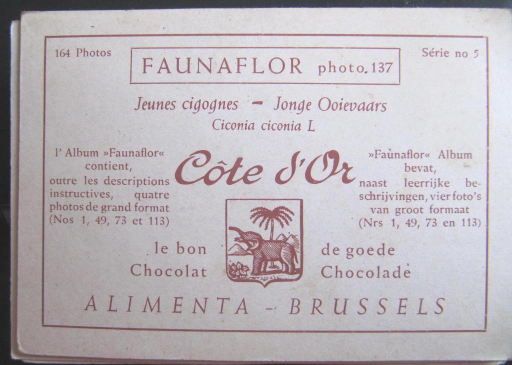 469 chromos Côte d'or Faunaflor, Collections, Enlèvement, Utilisé