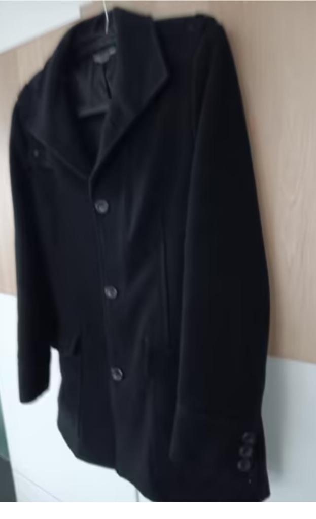 Te Koop Winter jas heren, Kleding | Heren, Jassen | Winter, Ophalen, Maat 52/54 (L), Zwart, Zo goed als nieuw