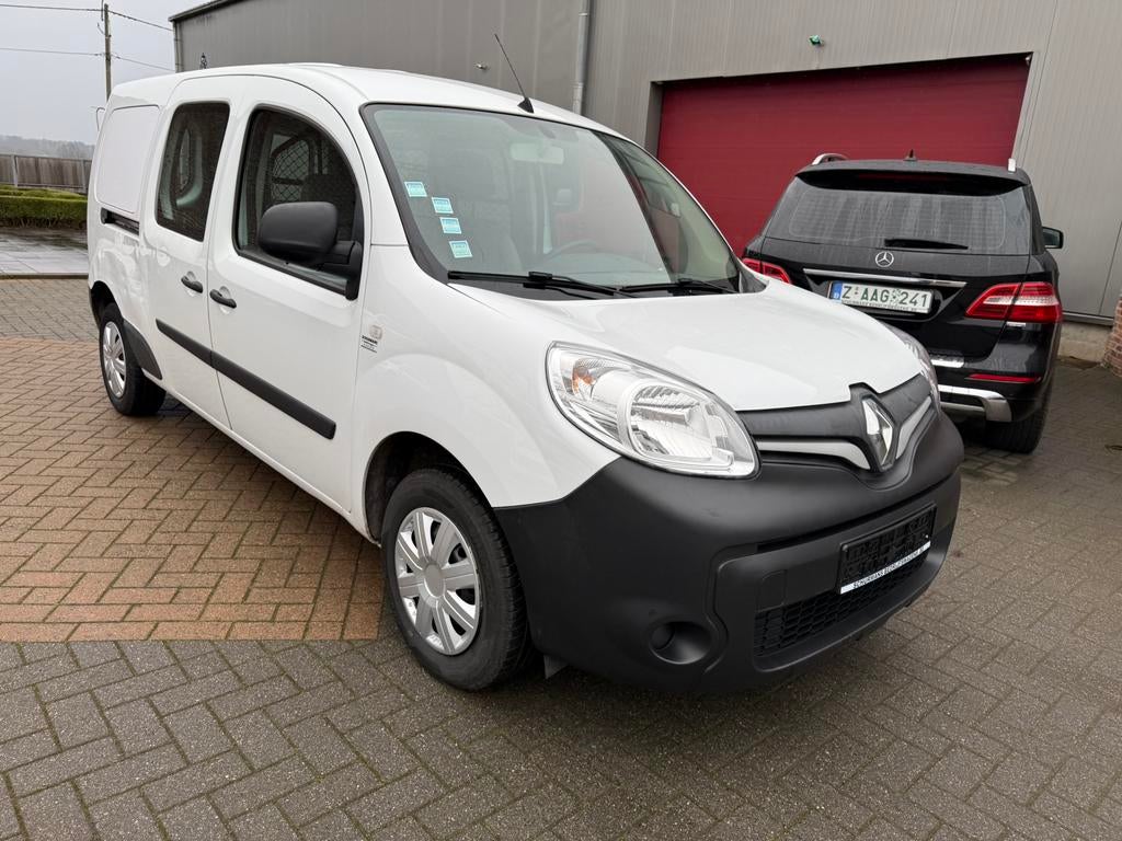 Kangoo maxi lang 2 schuifdeuren euro 6 / 60.000km!!, Auto's, Voorwielaandrijving, Stof, Euro 6, Renault
