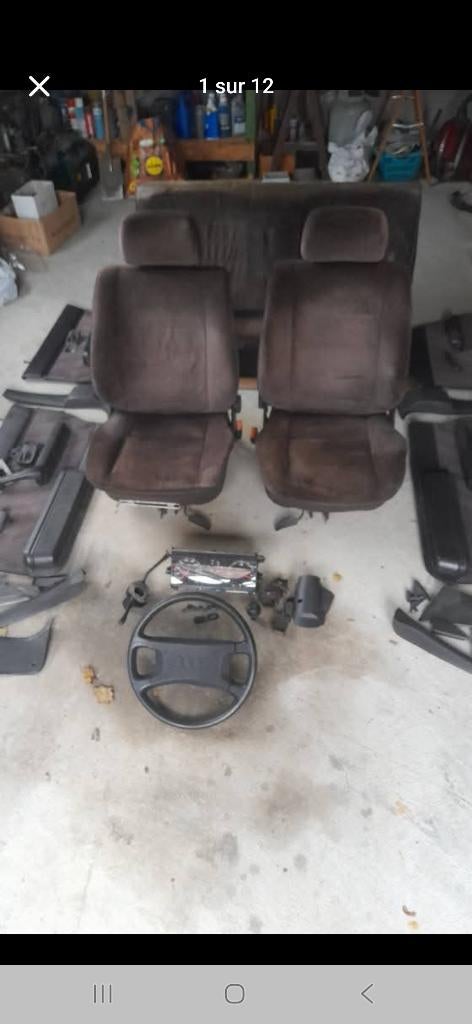 Intérieure audi 80 b2 4portes., Autos, Audi, Particulier, Essence, Euro 1, Berline, Enlèvement