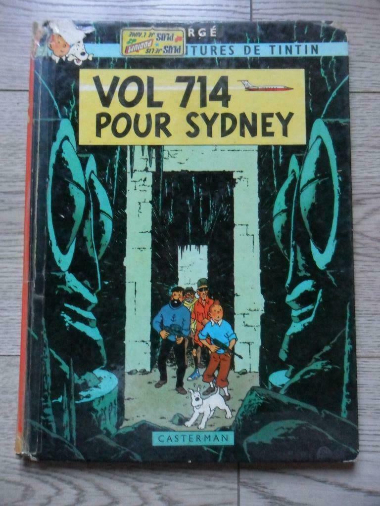 Les aventures de Tintin - Vol 714 pour Sidney, Enlèvement ou Envoi, Une BD, Utilisé, Casterman