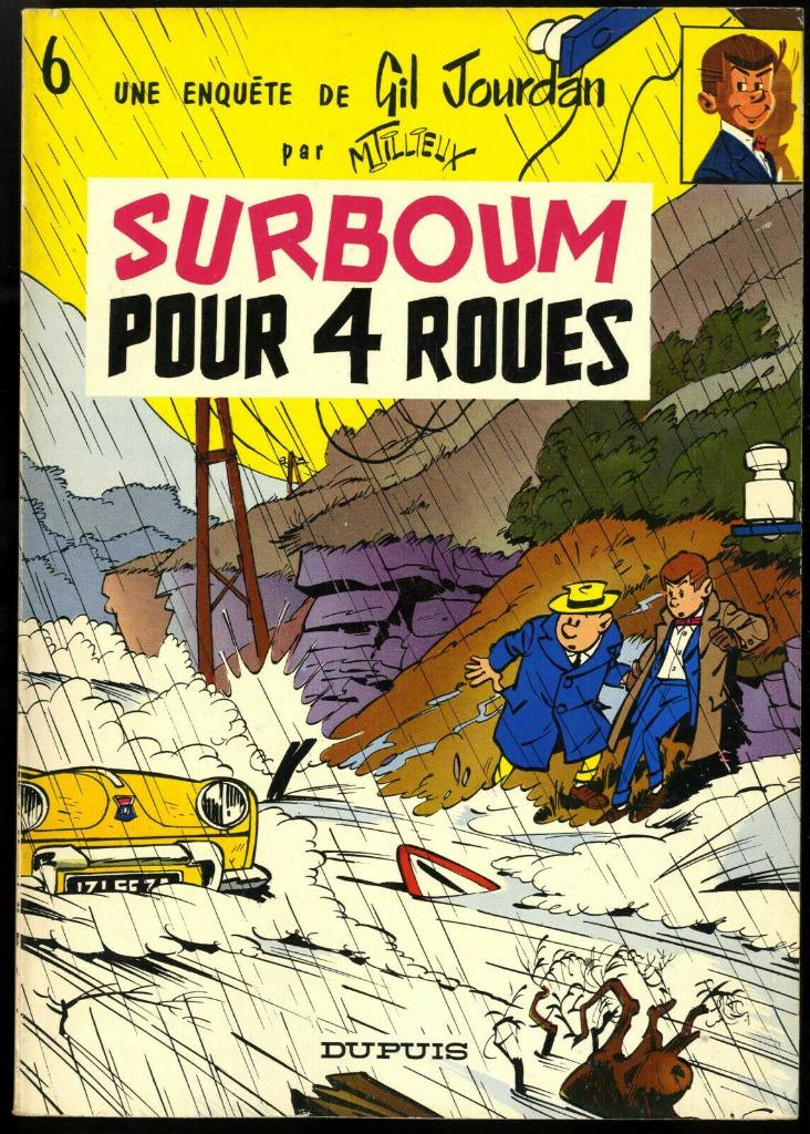 LOT N°17 2x BD GIL JOURDAN M. Tillieux DUPUIS E.O. 1977, Livres, BD, Utilisé, Plusieurs BD, Enlèvement ou Envoi