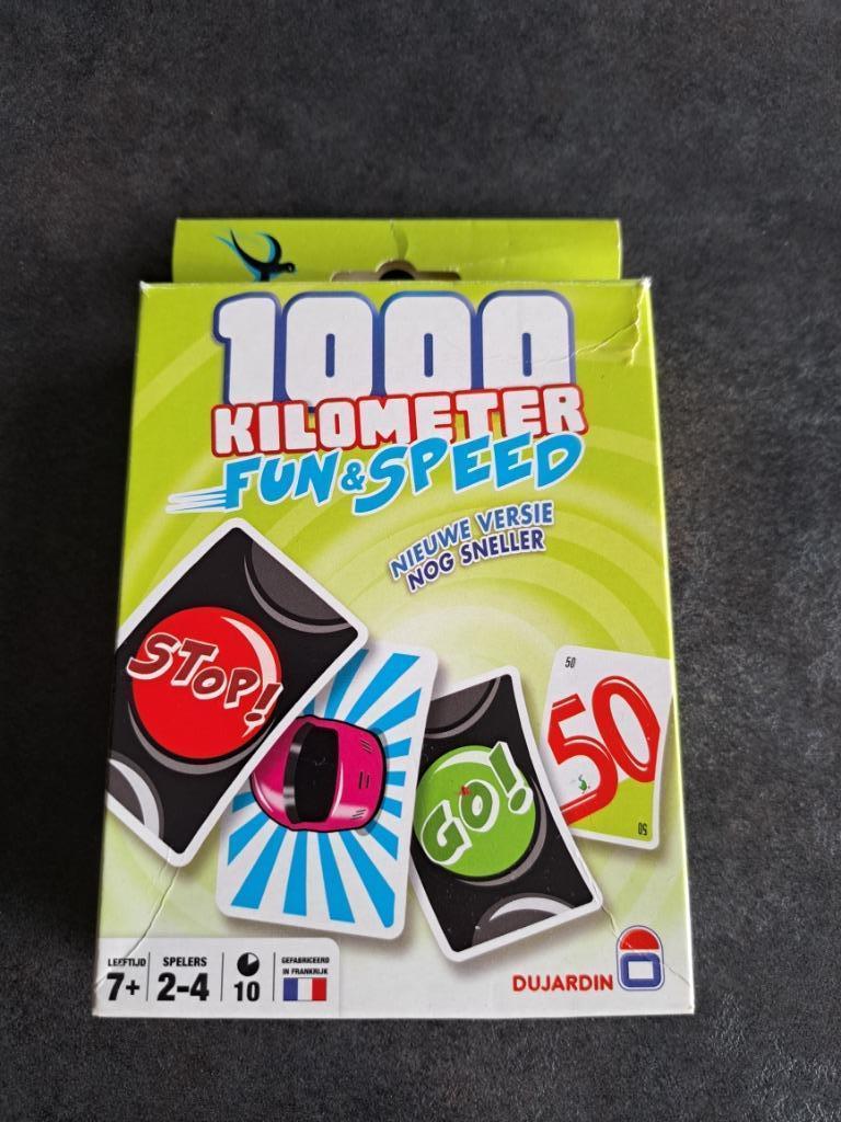 Jeu de cartes 1000 km, Trois ou quatre joueurs, Enlèvement ou Envoi, Comme neuf, Overig