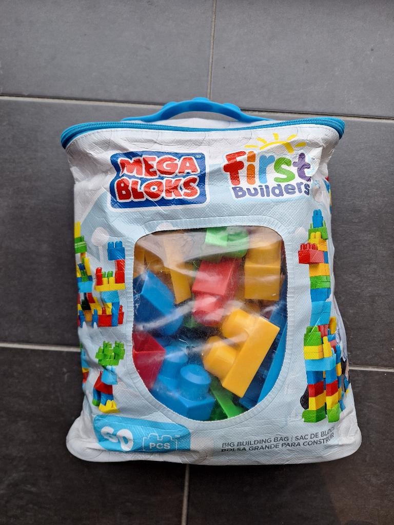 MEGABLOKS First Builders 60 blokjes, Ophalen of Verzenden, Zo goed als nieuw, Megabloks