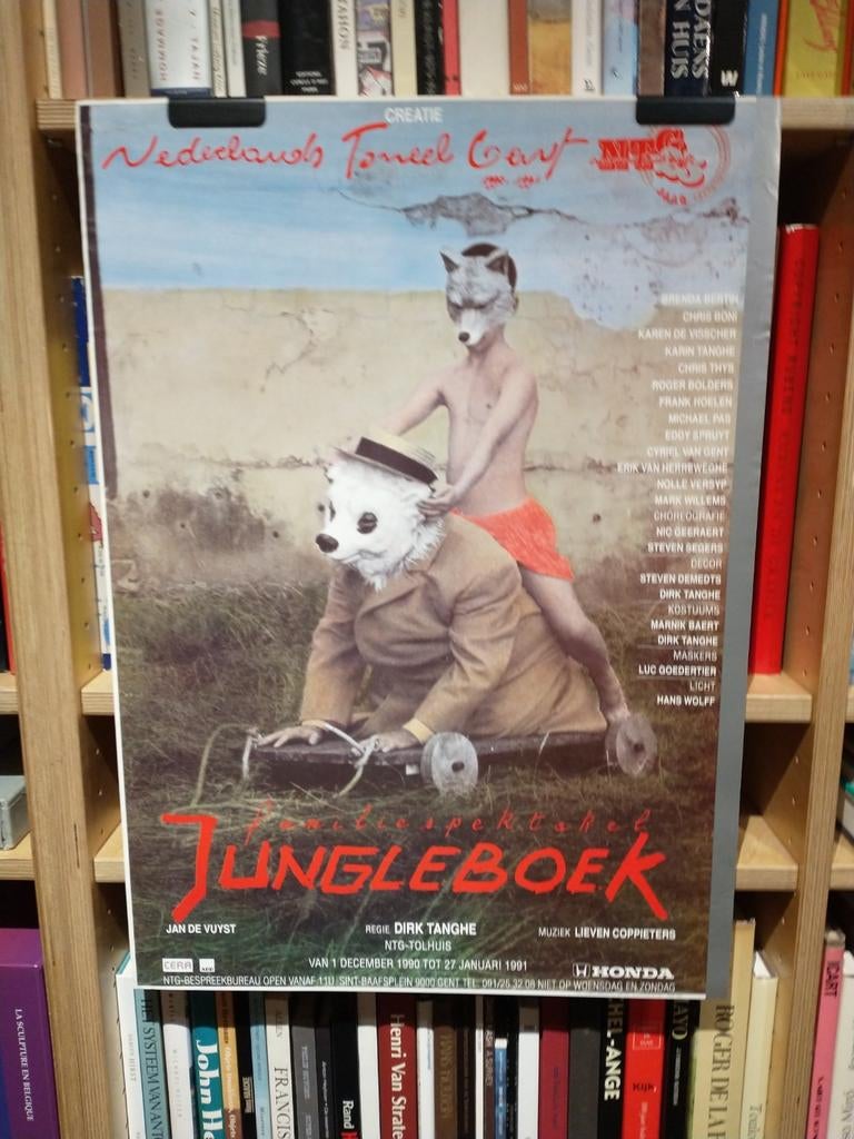 Dirk Thange/Lieven Coppieters - Jungleboek affiche 1991, Enlèvement ou Envoi, Comme neuf