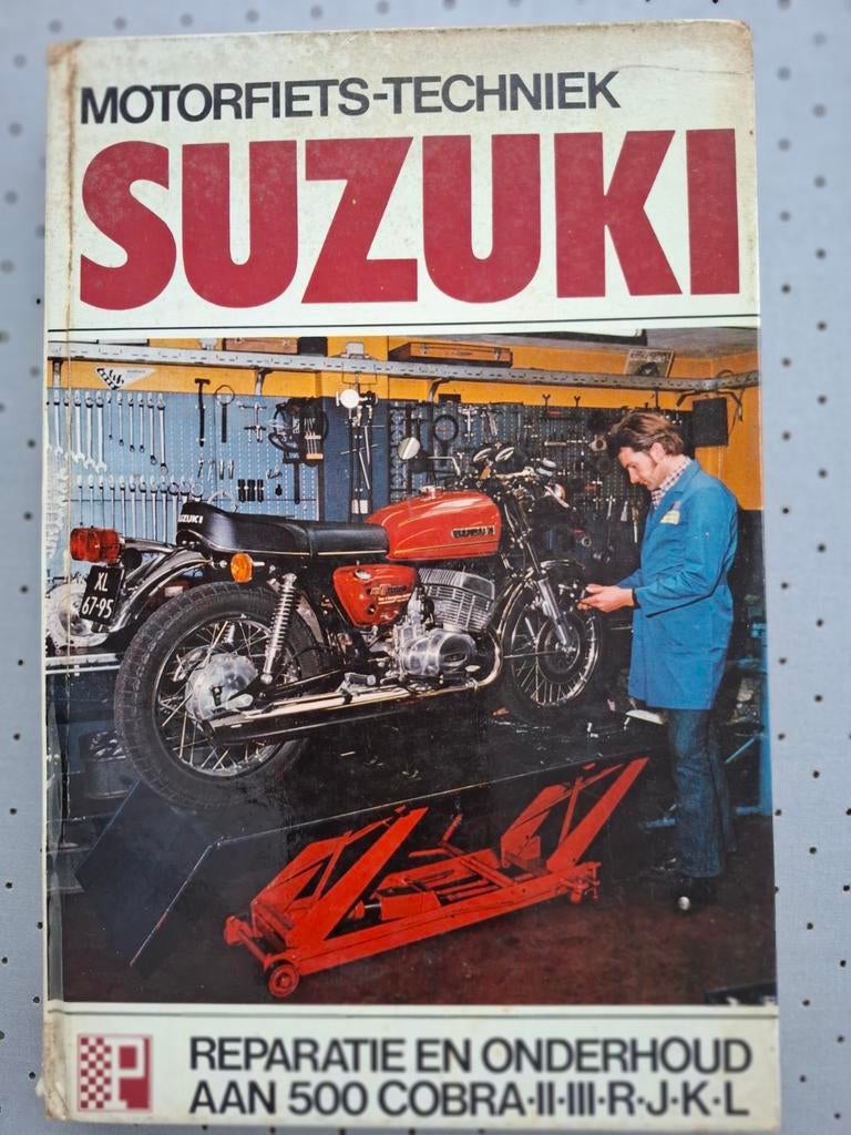 Suzuki 500cc tweetakt shop manual 149blz, Motoren, Ophalen, Suzuki