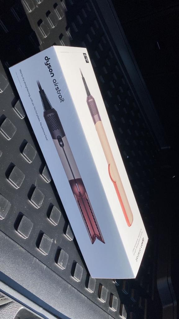 Dyson AirStrait (roze editie), Handtassen en Accessoires, Uiterlijk | Haarverzorging, Nieuw, Krultang of Stijltang