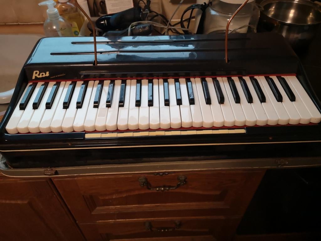 Vintage elektrische accordeon, Ophalen