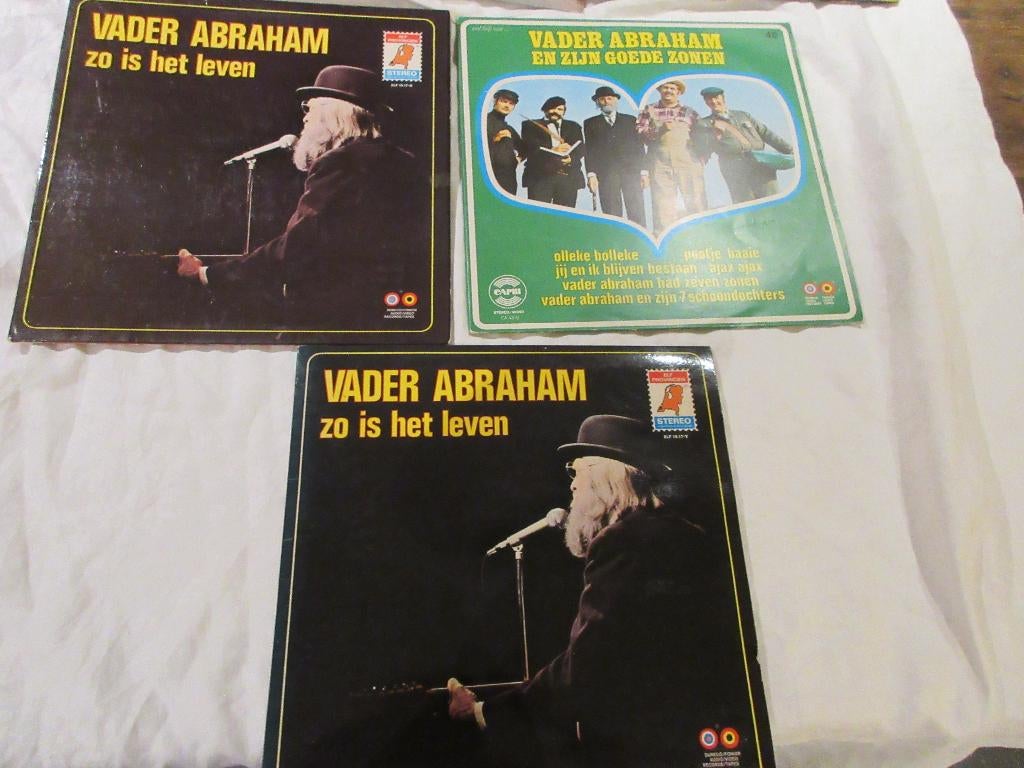 3 LP van Vader Abraham vinyl, Enlèvement