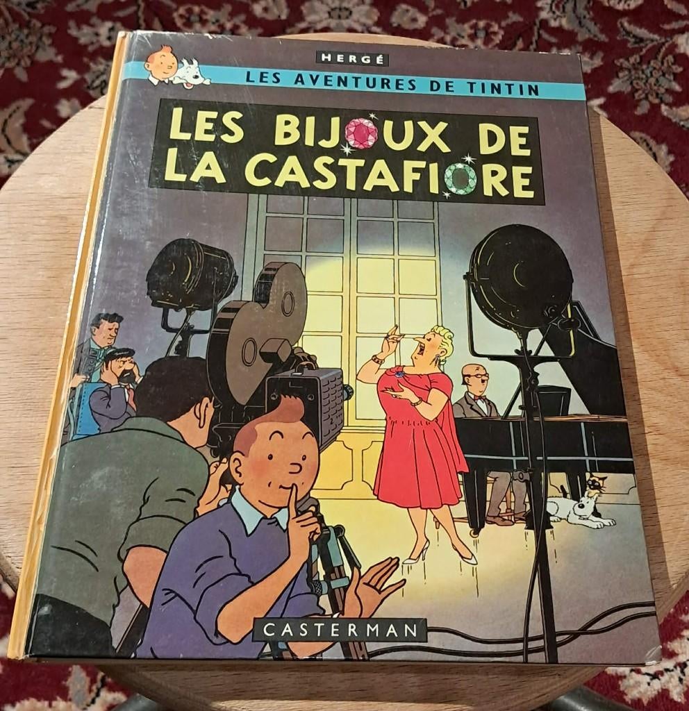 BD Kuifje - De juwelen van Castafiore, Boeken, Gelezen, Eén stripboek, Ophalen of Verzenden, Hergé