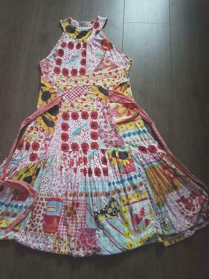 Fleurig zomerjurkje Spaans merk maat 36- 38. Small/ medium, Kleding | Dames, Ophalen of Verzenden
