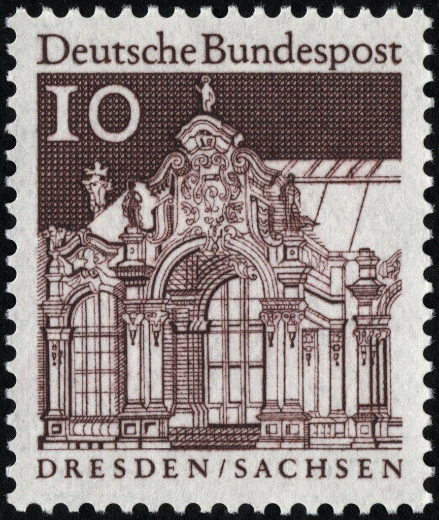 Y&T 391/92 - 386 - 393/97 - gebouwen - 1966 - postfris - XX, Ophalen of Verzenden, BRD, Postfris