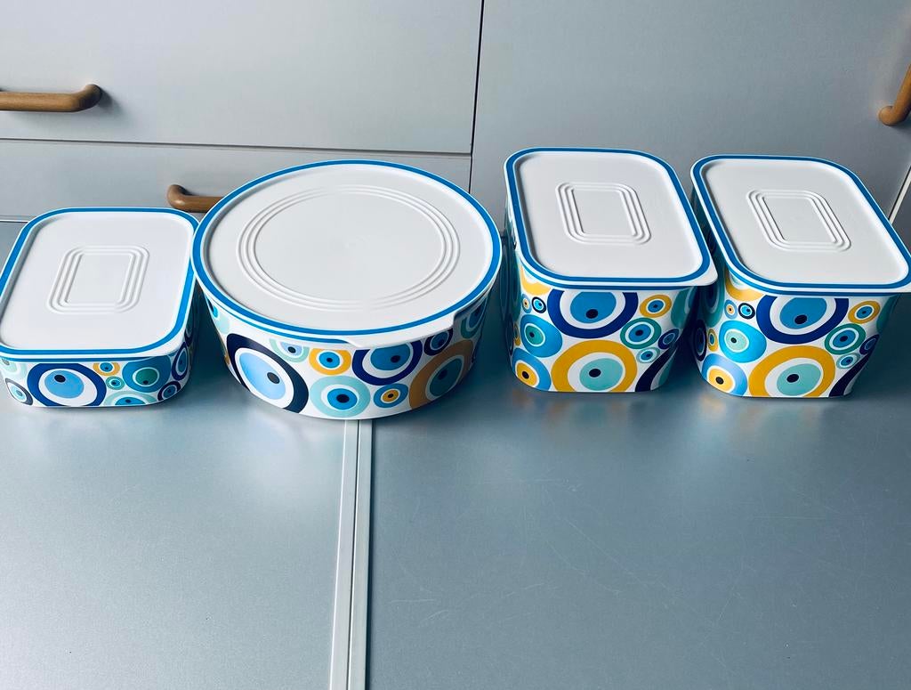 🍄 Tupperware . NIEUWE set Click plus “ Geluksbrengers “, Enlèvement ou Envoi, Neuf