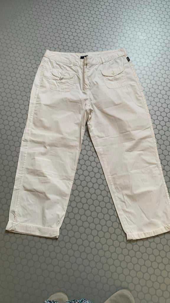 Capri broek, Terre Bleue, Enlèvement ou Envoi, Comme neuf, Taille 42/44 (L), Blanc