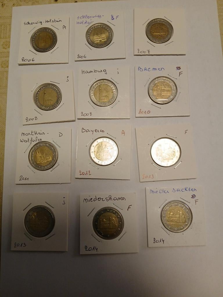 Duitse euro munten, Postzegels en Munten, Ophalen of Verzenden