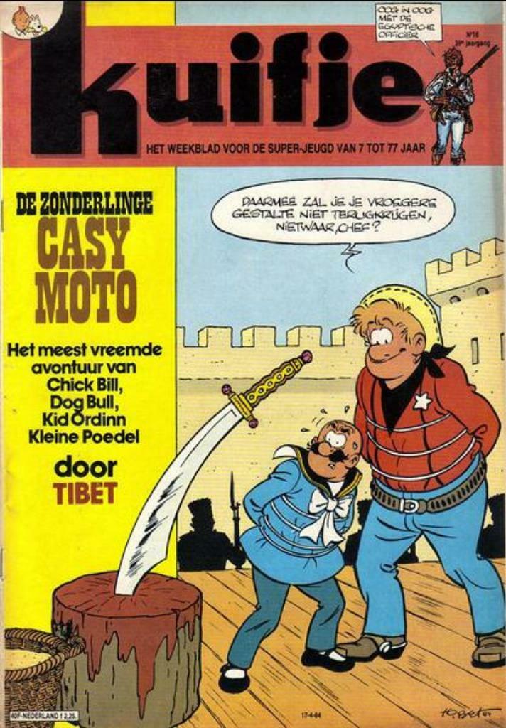 Weekblad Kuifje van 17-4-1984, 39ste Jaargang, Nummer 16, Enlèvement ou Envoi, Utilisé, Plusieurs comics, Europe