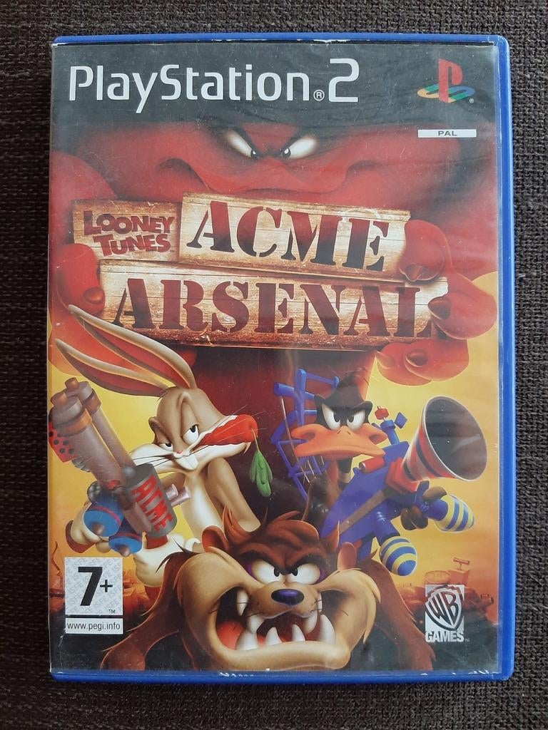 PS2 Looney Tunes - ACME Arsenal (compleet), Games en Spelcomputers, Games | Sony PlayStation 2, Zo goed als nieuw, Ophalen of Verzenden
