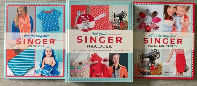 Het grote singer naaiboek/Basistechnieken/Overlock, Ophalen of Verzenden, Hilde Smeesters