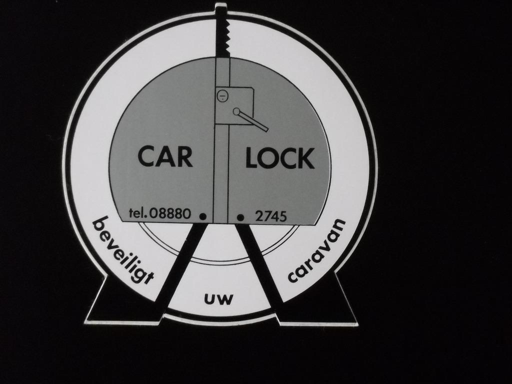 L'autocollant Car Lock sécurise votre caravane, Enlèvement ou Envoi, Neuf, Voiture ou Moto