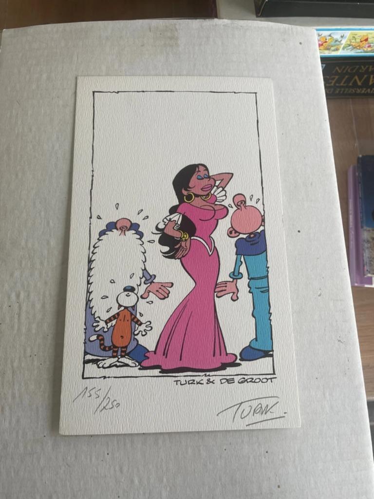 Exlibris Leonard Turk en De Groot, Boeken, Stripverhalen, Zo goed als nieuw, Eén stripboek, Ophalen of Verzenden