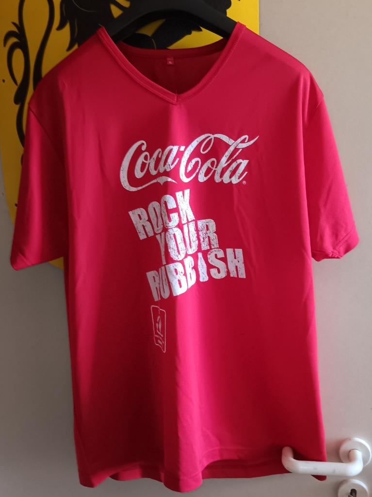 t shirt coca -cola maat XL, Enlèvement ou Envoi, Comme neuf, Taille 56/58 (XL), Rouge