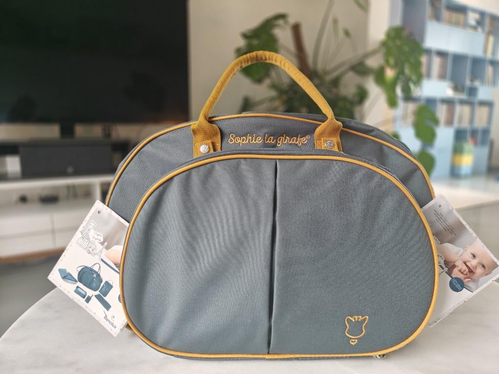 Renolux Sophie la Giraf luiertas – nieuw + verschoonmat e.a., Enlèvement, Neuf, Sac d'épaule